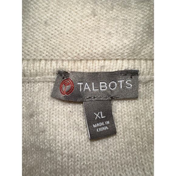 T by Talbots Women's XL Striped Cowl Neck Sweater - Picture 6 of 7